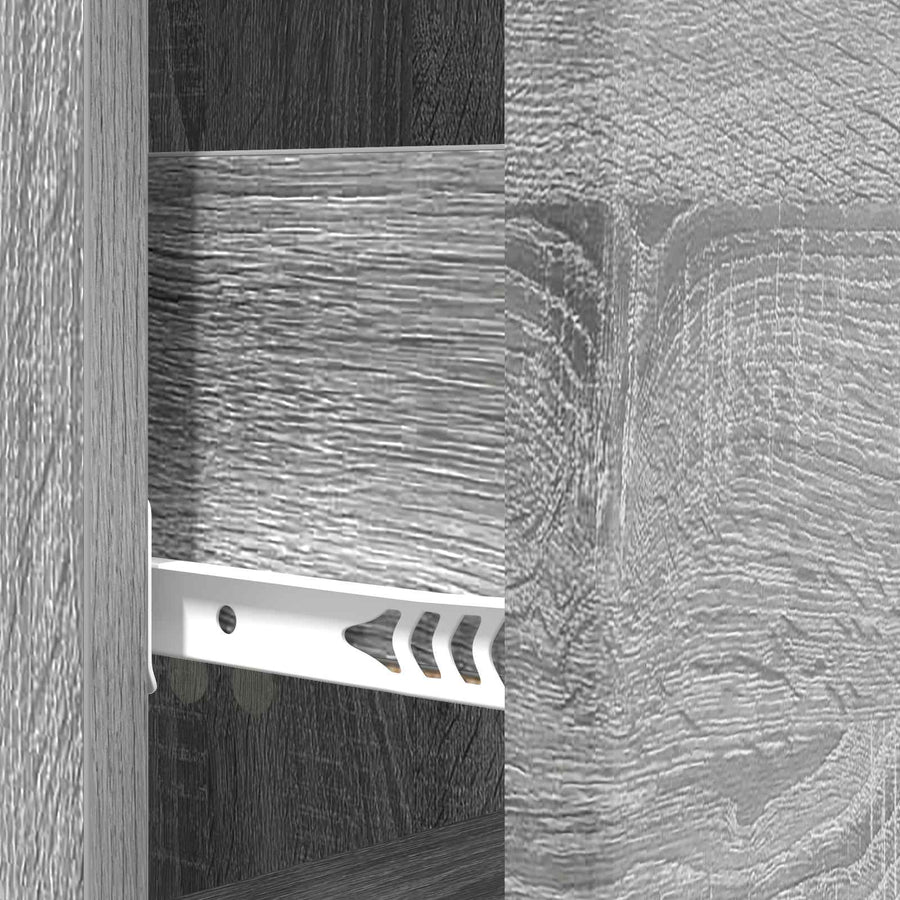 Ladenkast Grijs sonoma 33 x 34,5 x 90 cm Bewerkt hout