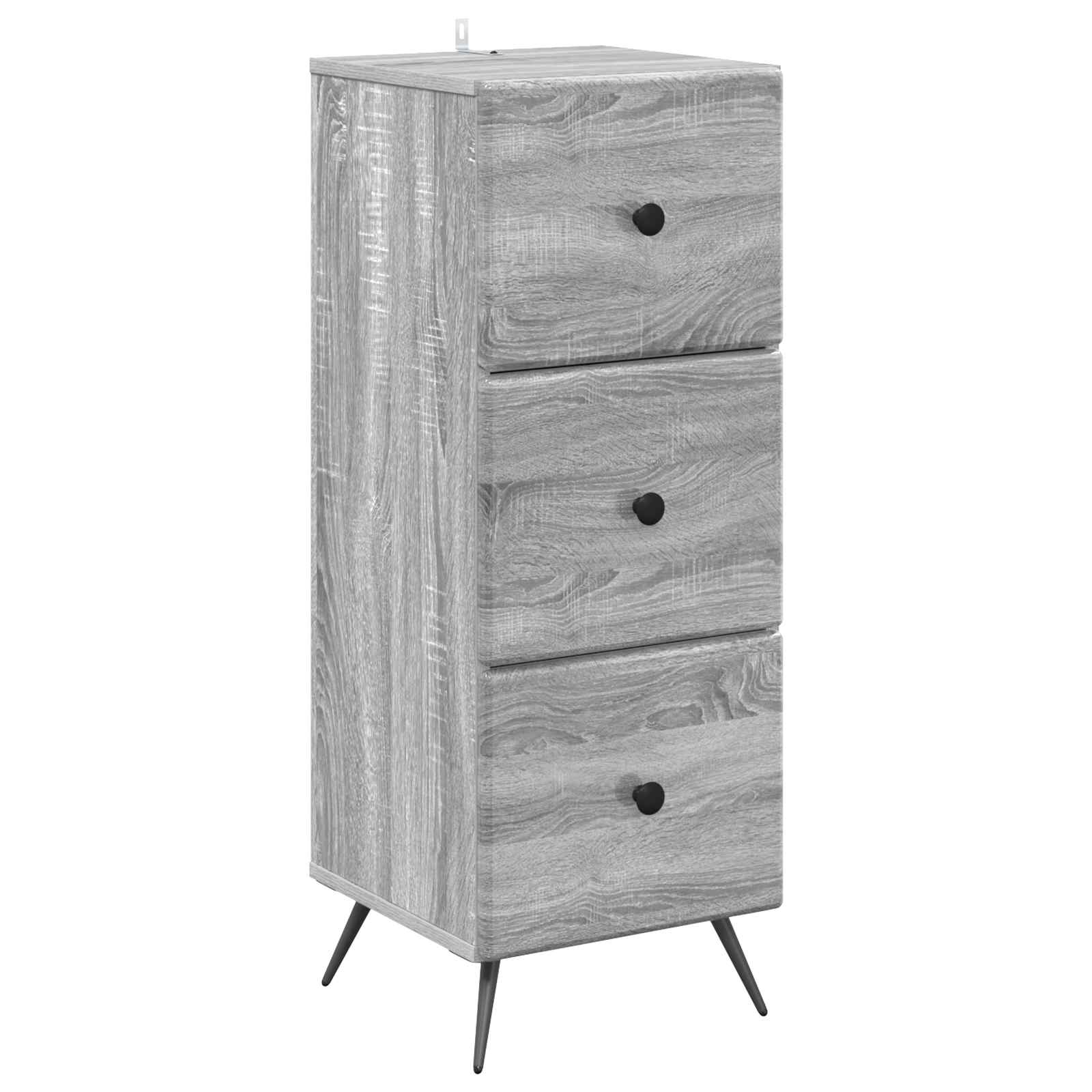 Ladenkast Grijs sonoma 33 x 34,5 x 90 cm Bewerkt hout