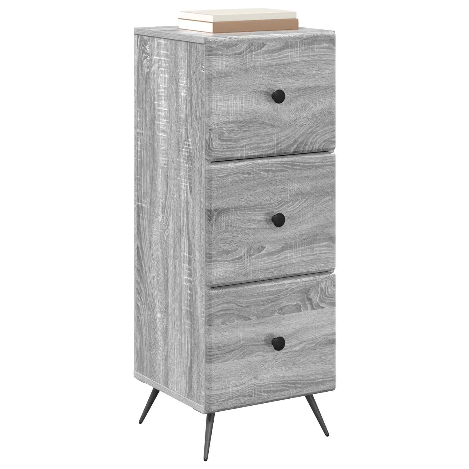 Ladenkast Grijs sonoma 33 x 34,5 x 90 cm Bewerkt hout