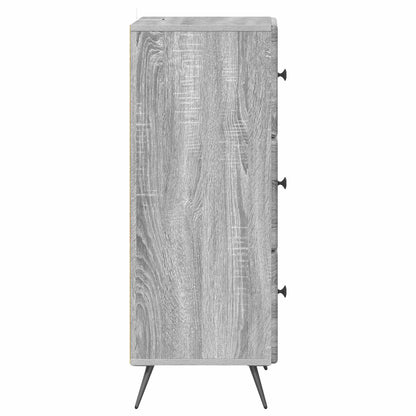 Ladenkast Grijs sonoma 33 x 34,5 x 90 cm Bewerkt hout
