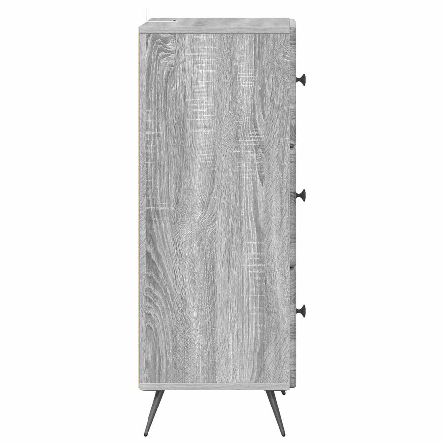 Ladenkast Grijs sonoma 33 x 34,5 x 90 cm Bewerkt hout