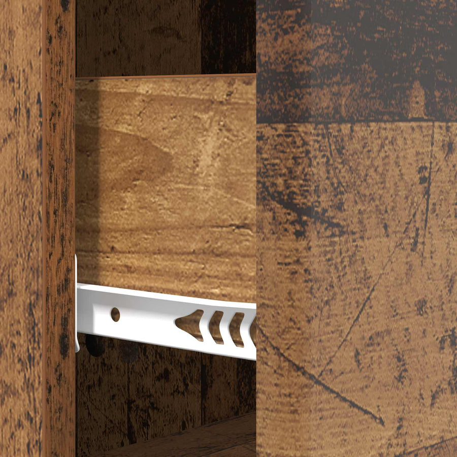 Ladenkast Oud hout 33 x 34,5 x 90 cm Bewerkt hout