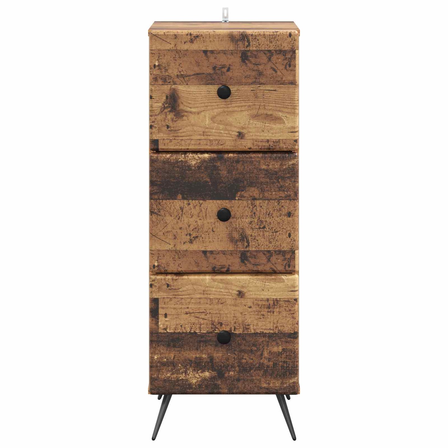 Ladenkast Oud hout 33 x 34,5 x 90 cm Bewerkt hout
