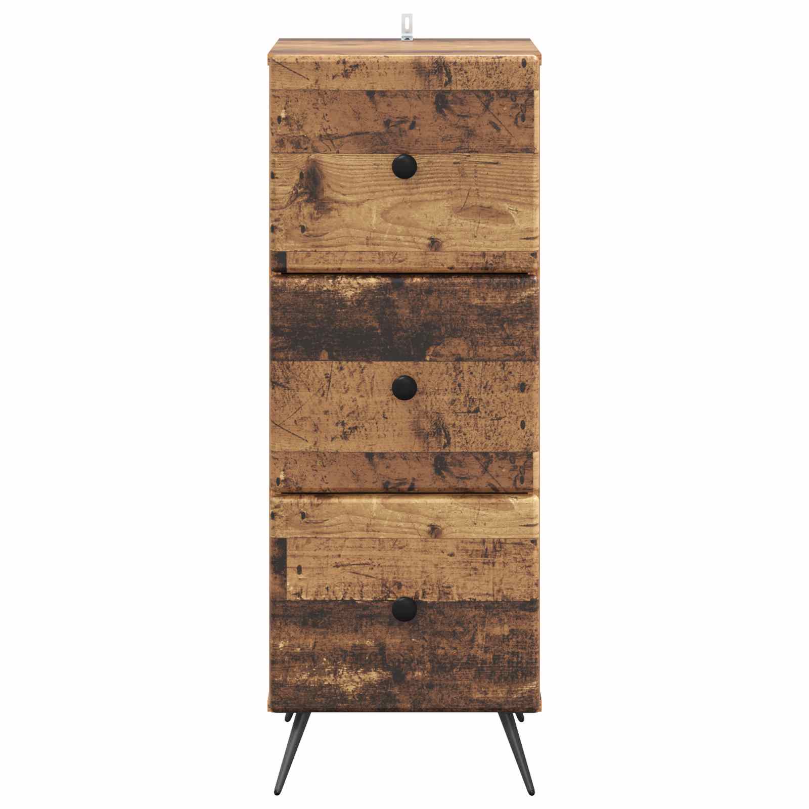 Ladenkast Oud hout 33 x 34,5 x 90 cm Bewerkt hout