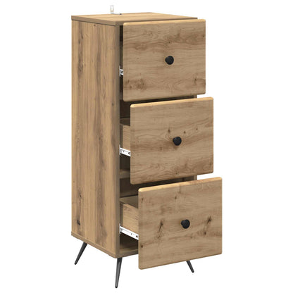 Ladenkast Artisanaal eiken 33 x 34,5 x 90 cm Bewerkt hout