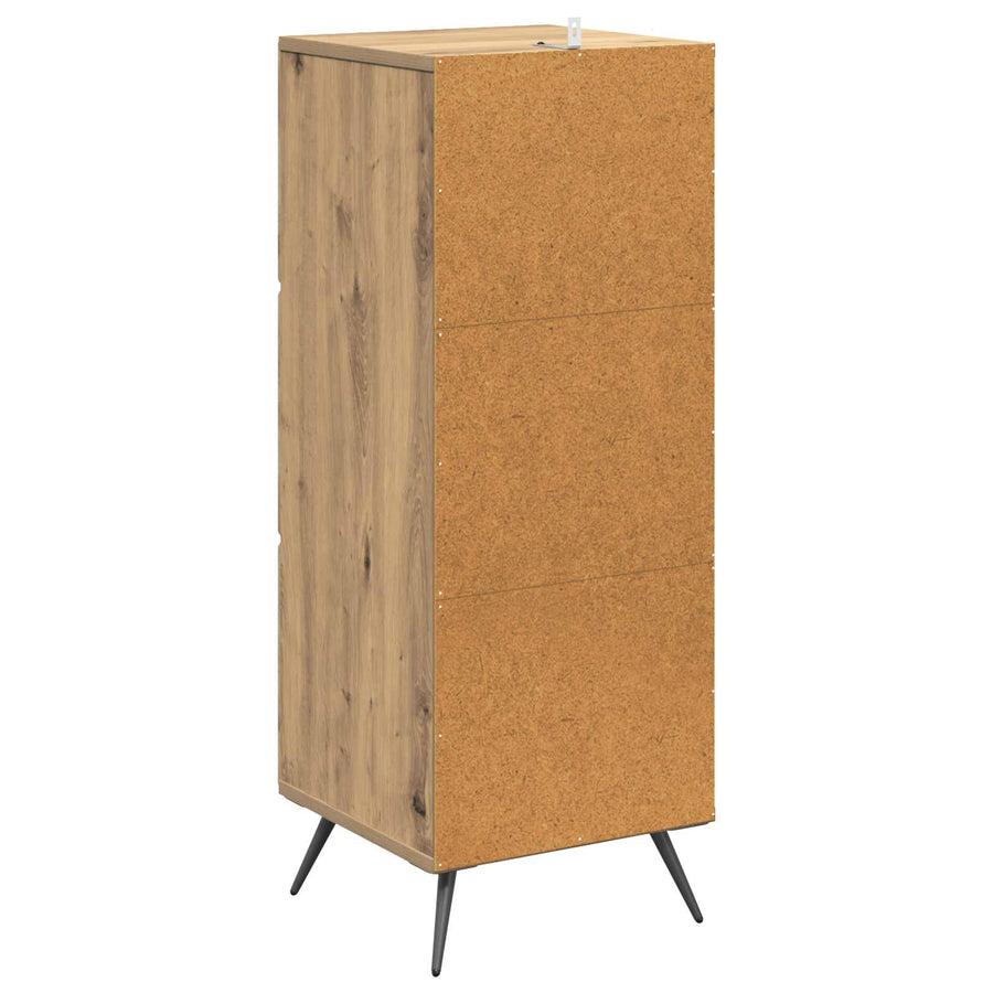 Ladenkast Artisanaal eiken 33 x 34,5 x 90 cm Bewerkt hout