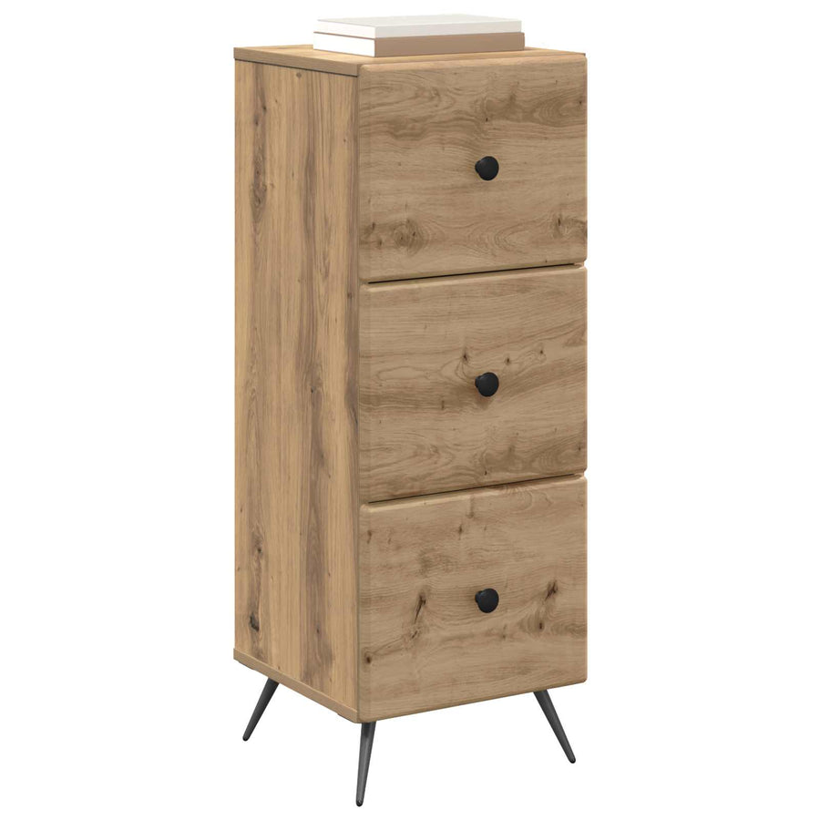 Ladenkast Artisanaal eiken 33 x 34,5 x 90 cm Bewerkt hout