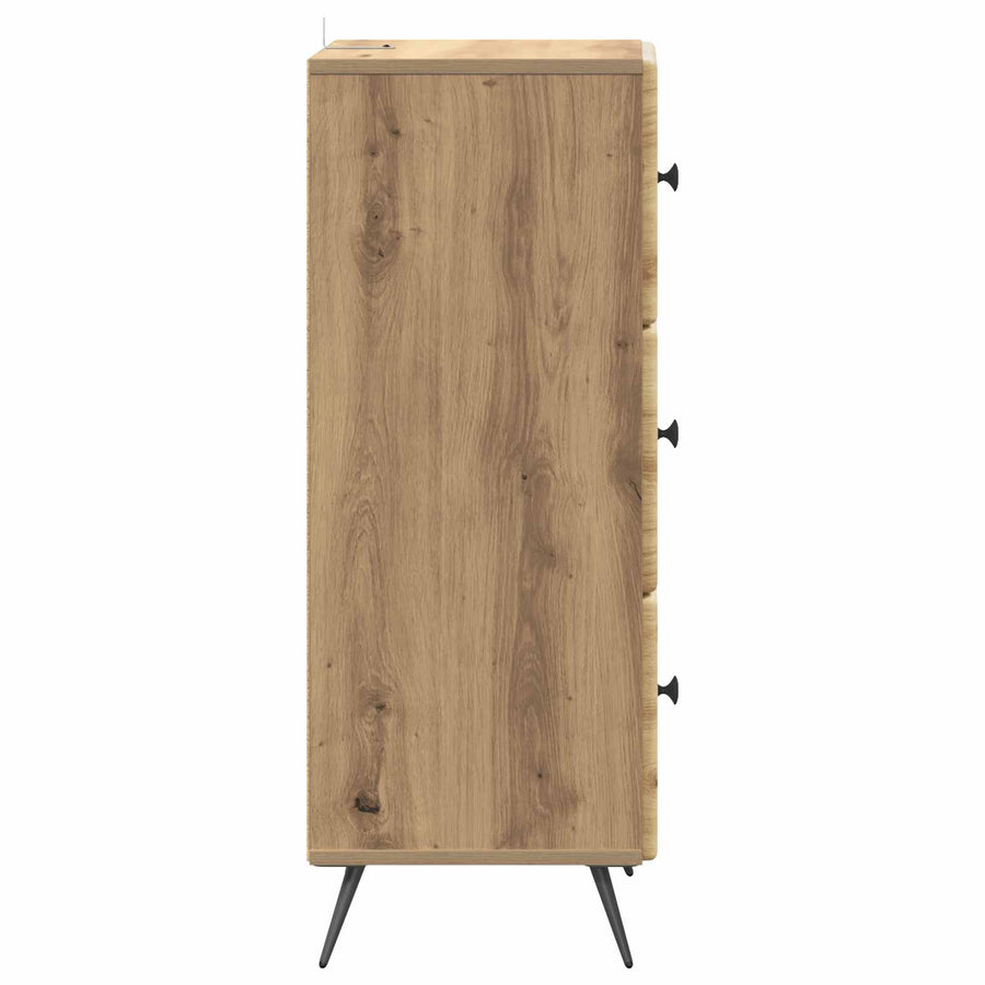 Ladenkast Artisanaal eiken 33 x 34,5 x 90 cm Bewerkt hout