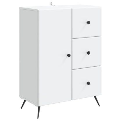 Dressoir met lade Wit 66 x 34,5 x 90 cm Bewerkt hout