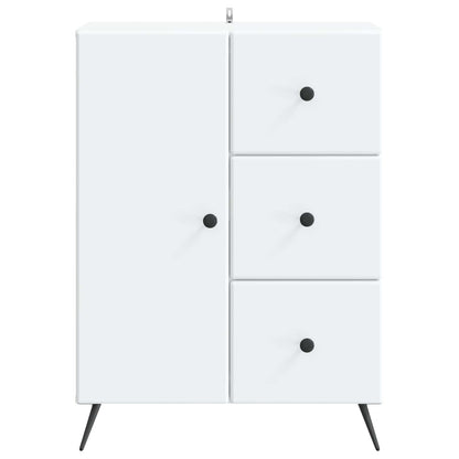Dressoir met lade Wit 66 x 34,5 x 90 cm Bewerkt hout