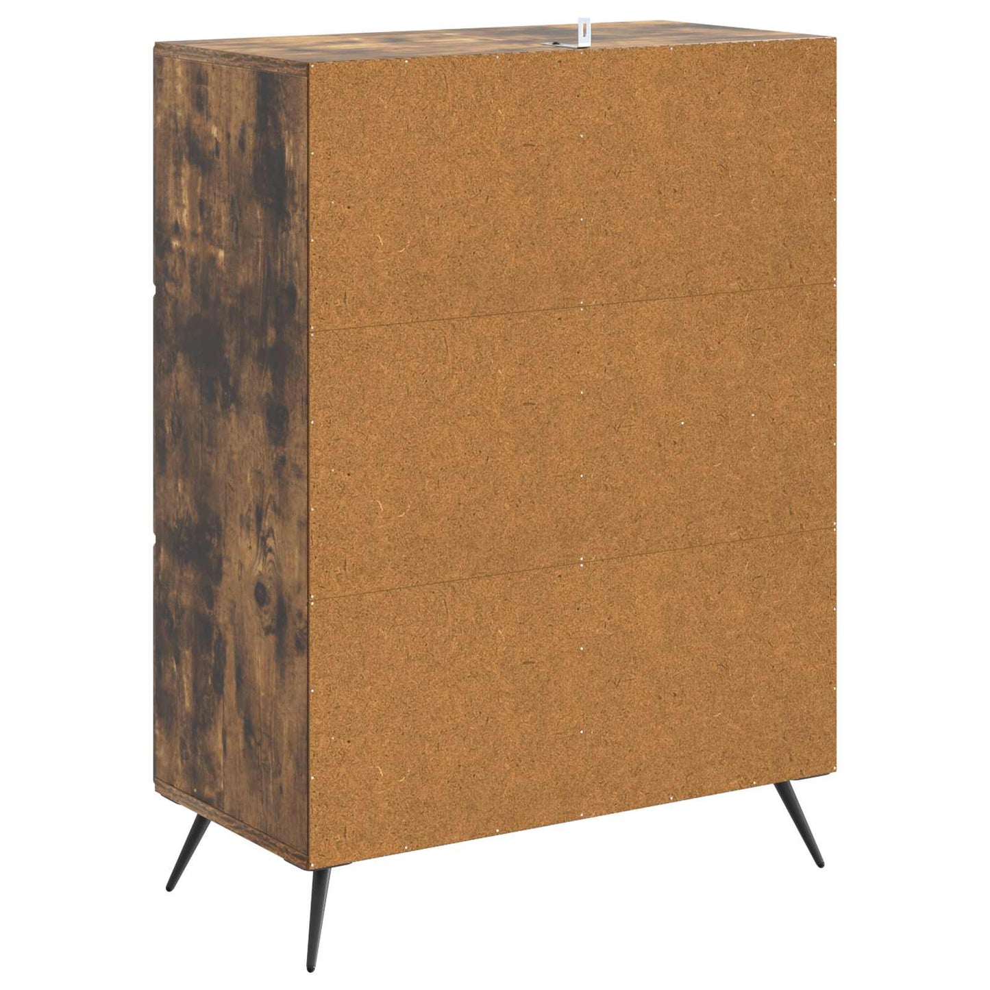 Dressoir met lade Gerookt eiken 66 x 34,5 x 90 cm Bewerkt hout