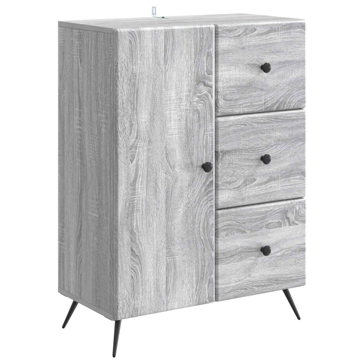 Dressoir met lade Grijs sonoma 66 x 34,5 x 90 cm Bewerkt hout
