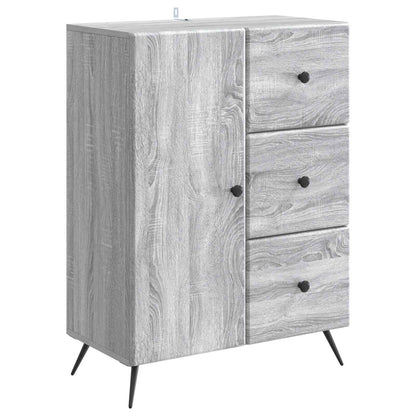 Dressoir met lade Grijs sonoma 66 x 34,5 x 90 cm Bewerkt hout