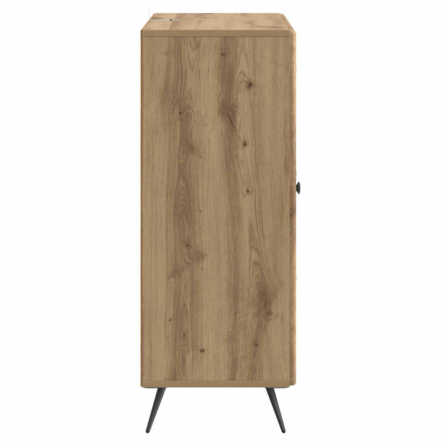 Dressoir Artisanaal eiken 66 x 34,5 x 90 cm Bewerkt hout