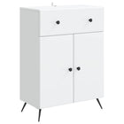 Dressoir wit 66x34,5x90 cm