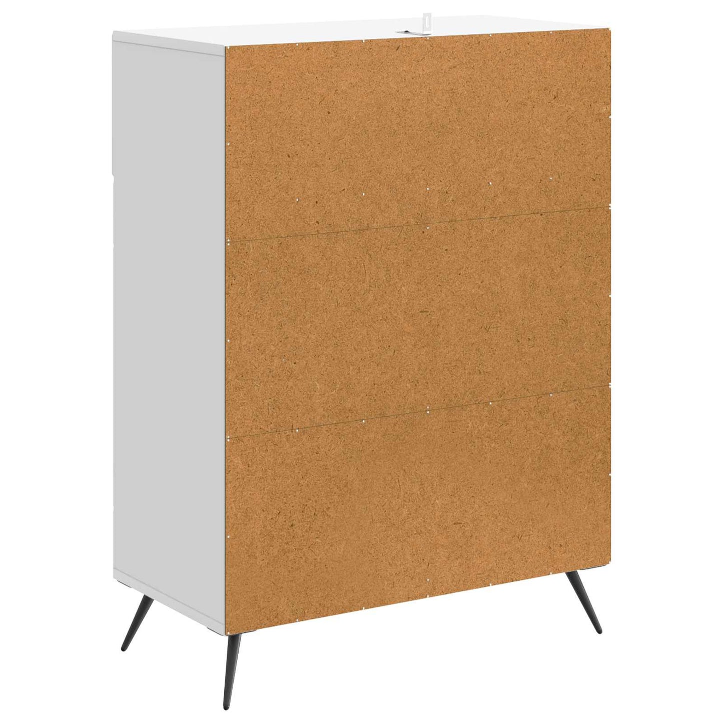 Dressoir met lade Wit 66 x 34,5 x 90 cm Bewerkt hout