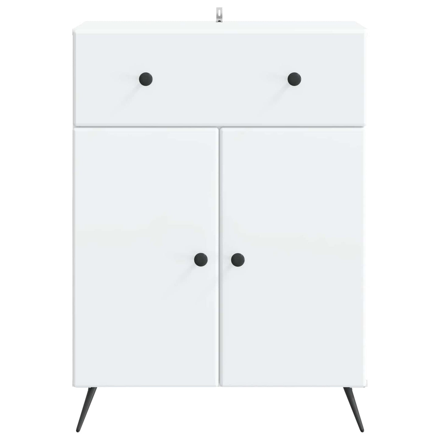Dressoir met lade Wit 66 x 34,5 x 90 cm Bewerkt hout