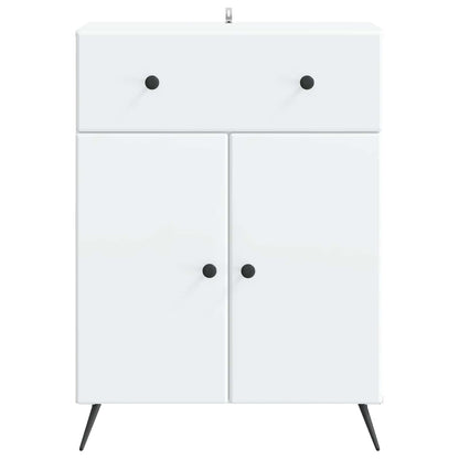 Dressoir met lade Wit 66 x 34,5 x 90 cm Bewerkt hout