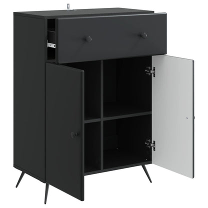 Dressoir met lade Zwart 66 x 34,5 x 90 cm Bewerkt hout