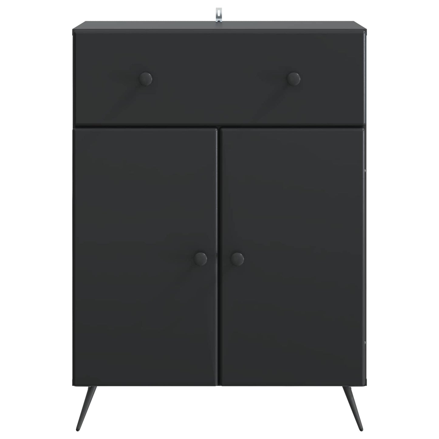 Dressoir met lade Zwart 66 x 34,5 x 90 cm Bewerkt hout