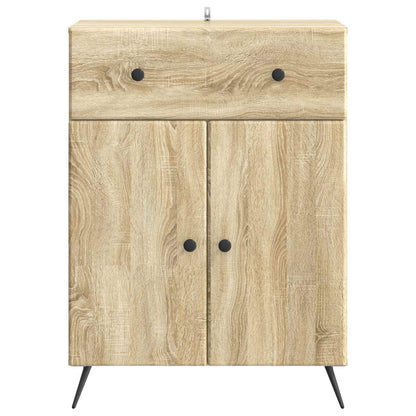 Dressoir met lade Sonoma Eiken 66 x 34,5 x 90 cm Bewerkt hout
