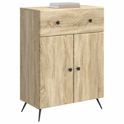 Dressoir met lade Sonoma Eiken 66 x 34,5 x 90 cm Bewerkt hout