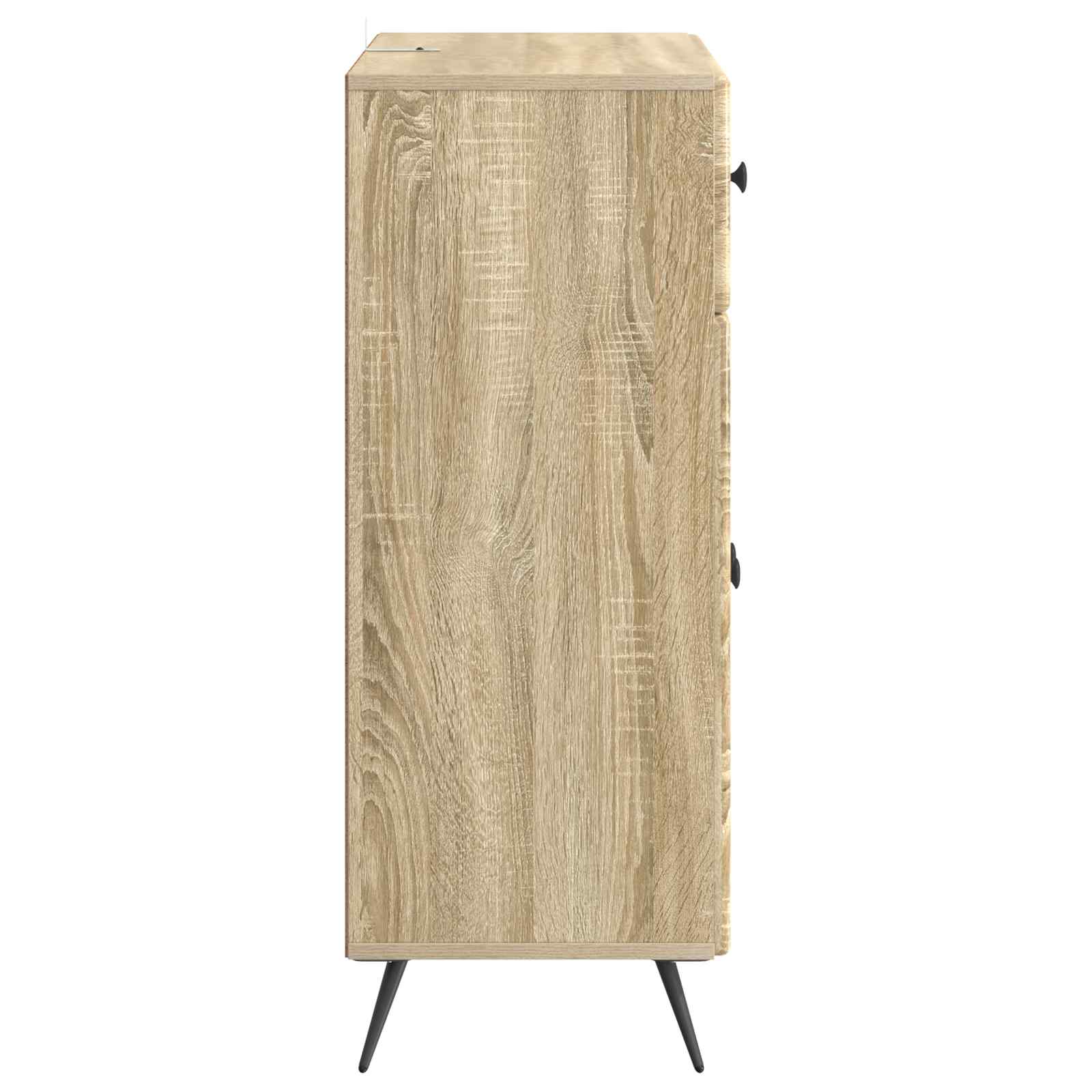Dressoir met lade Sonoma Eiken 66 x 34,5 x 90 cm Bewerkt hout
