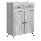 Dressoir grijs sonoma 66x34.5x90 cm bewerkt hout