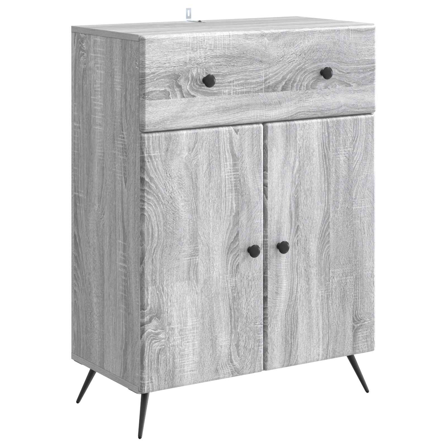 Dressoir met lade Grijs sonoma 66 x 34,5 x 90 cm Bewerkt hout
