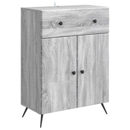 Dressoir met lade Grijs sonoma 66 x 34,5 x 90 cm Bewerkt hout