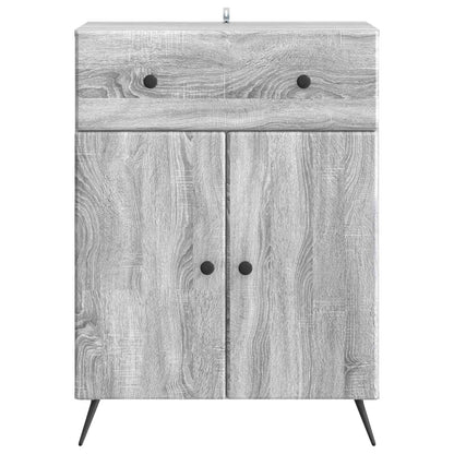 Dressoir met lade Grijs sonoma 66 x 34,5 x 90 cm Bewerkt hout