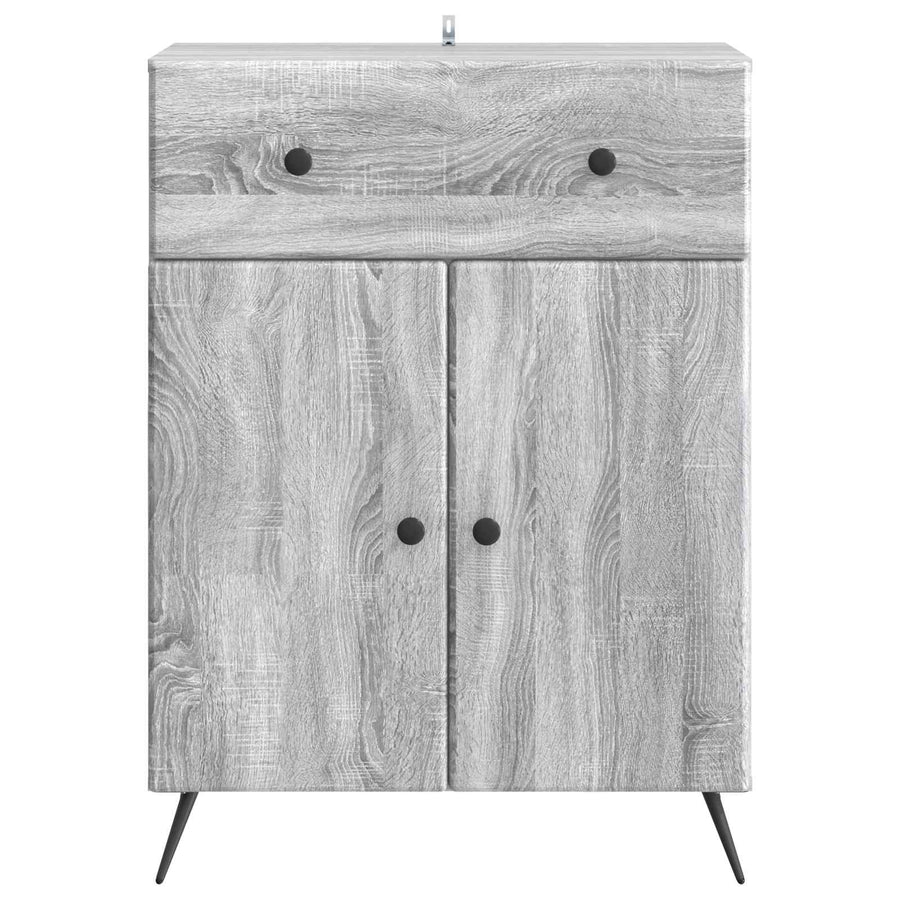Dressoir met lade Grijs sonoma 66 x 34,5 x 90 cm Bewerkt hout