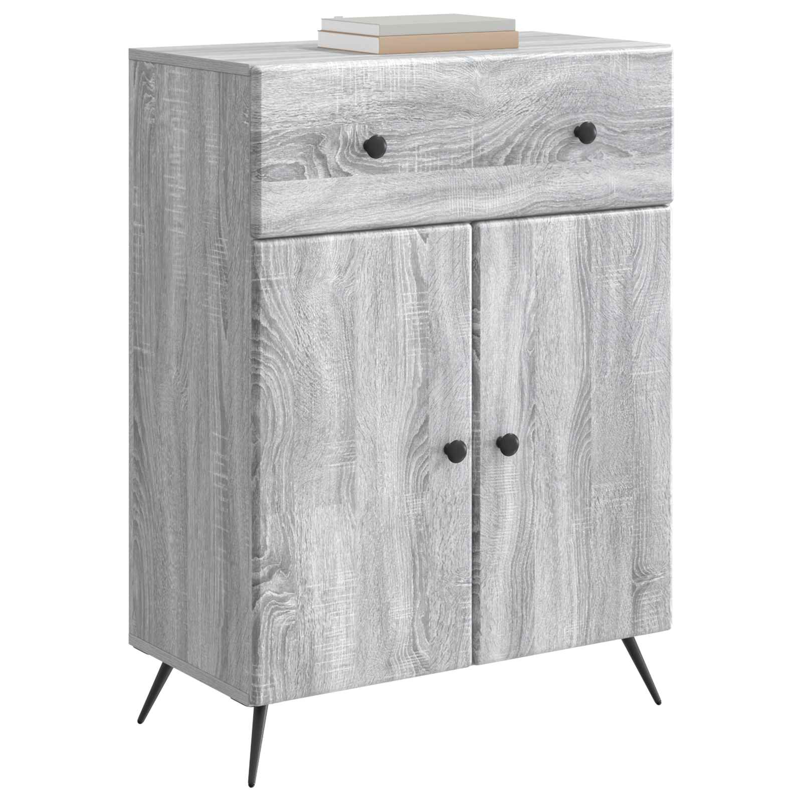Dressoir met lade Grijs sonoma 66 x 34,5 x 90 cm Bewerkt hout