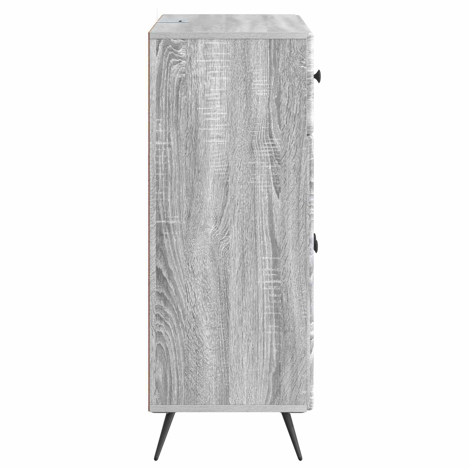 Dressoir met lade Grijs sonoma 66 x 34,5 x 90 cm Bewerkt hout