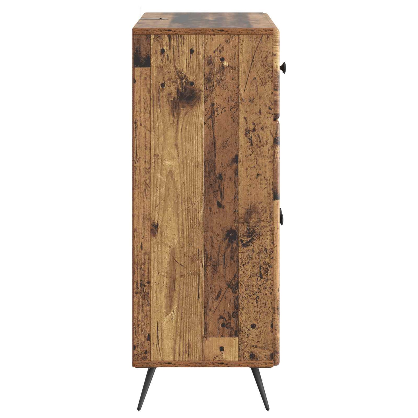 Dressoir met lade Oud hout 66 x 34,5 x 90 cm Bewerkt hout