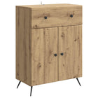 Dressoir 66x34,5x90 cm bewerkt hout artisanaal eiken