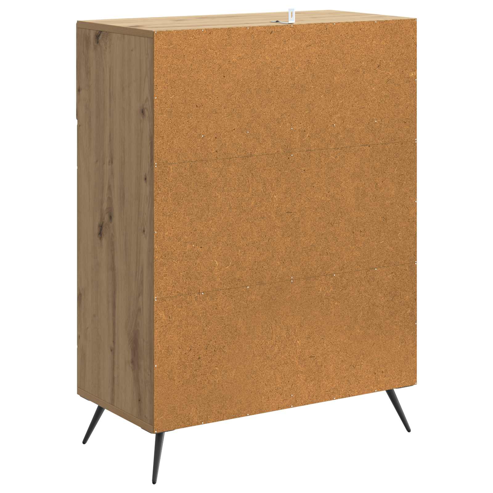Dressoir Artisanaal eiken 66 x 34,5 x 90 cm Bewerkt hout