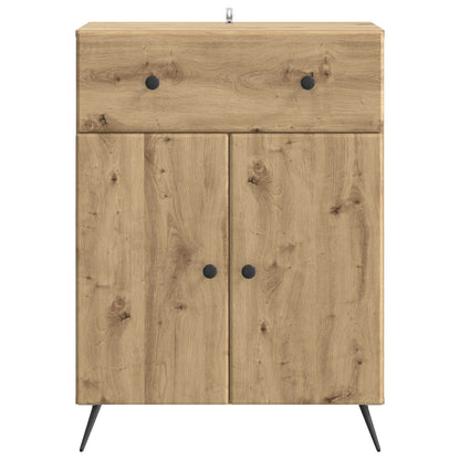 Dressoir Artisanaal eiken 66 x 34,5 x 90 cm Bewerkt hout
