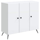 Dressoir 89x34,5x80 cm bewerkt hout wit