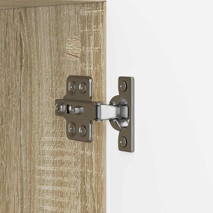 Dressoir Sonoma Eiken 89 x 34,5 x 80 cm Bewerkt hout