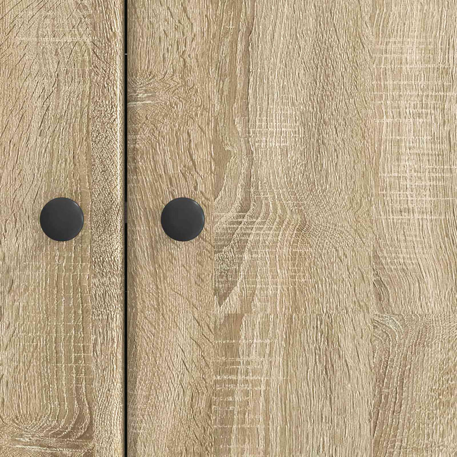 Dressoir Sonoma Eiken 89 x 34,5 x 80 cm Bewerkt hout