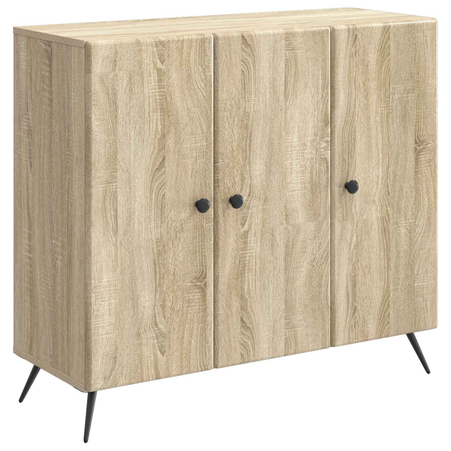 Dressoir Sonoma Eiken 89 x 34,5 x 80 cm Bewerkt hout