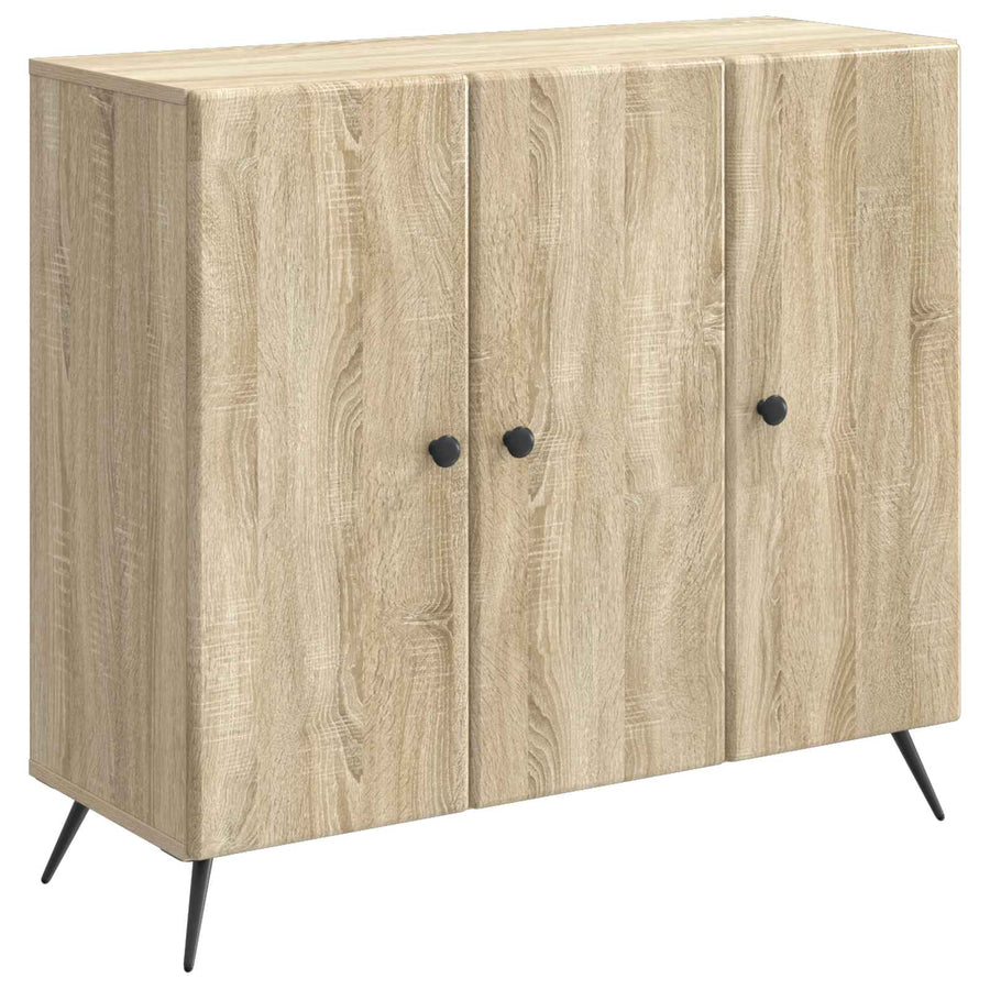 Dressoir Sonoma Eiken 89 x 34,5 x 80 cm Bewerkt hout