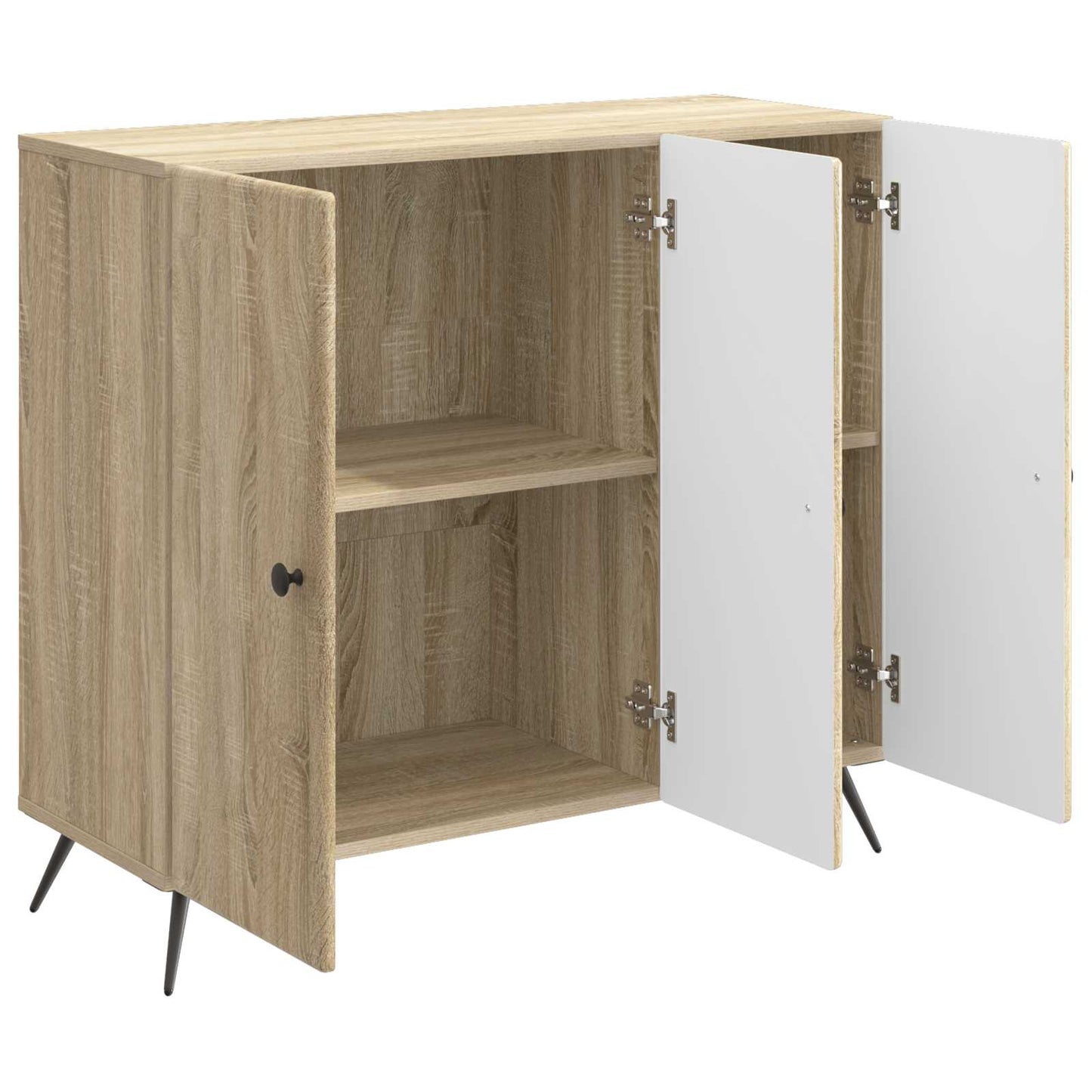 Dressoir Sonoma Eiken 89 x 34,5 x 80 cm Bewerkt hout