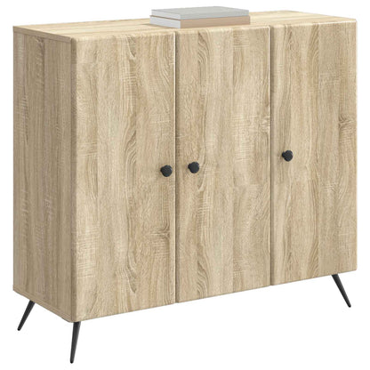 Dressoir Sonoma Eiken 89 x 34,5 x 80 cm Bewerkt hout