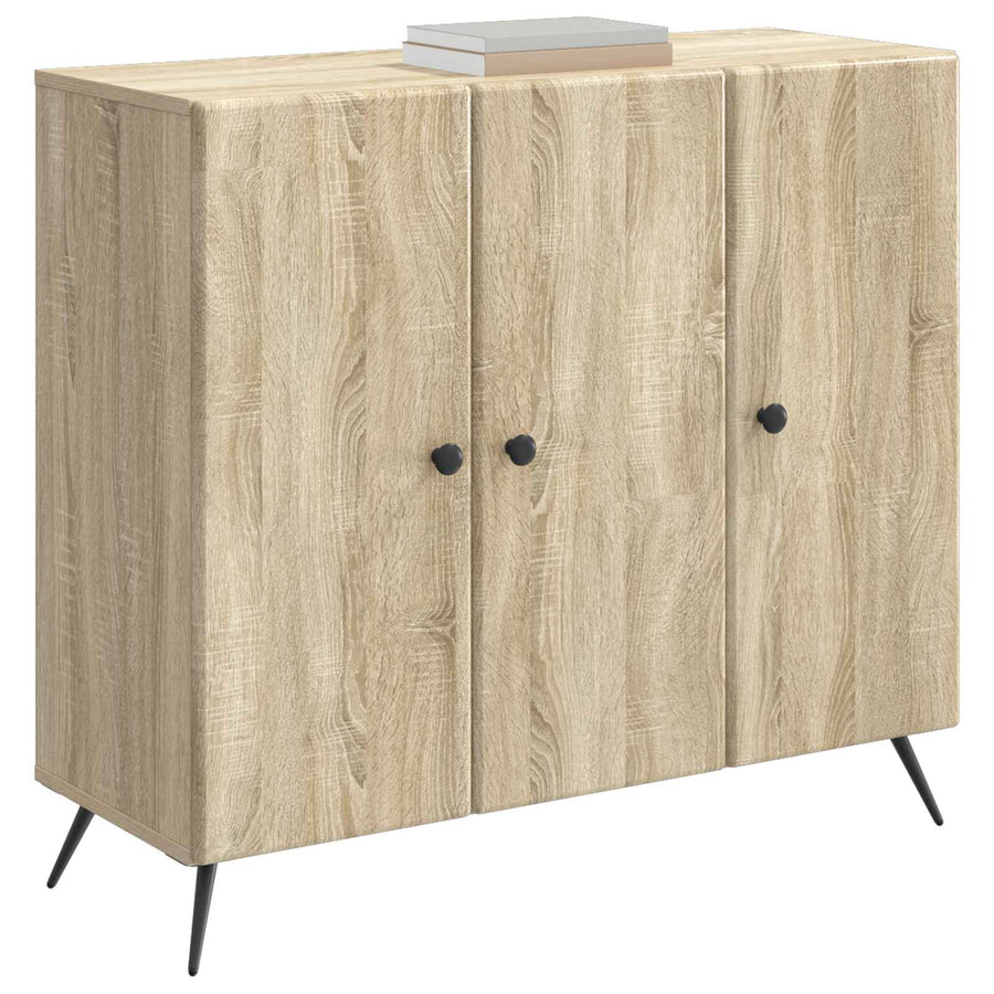 Dressoir Sonoma Eiken 89 x 34,5 x 80 cm Bewerkt hout