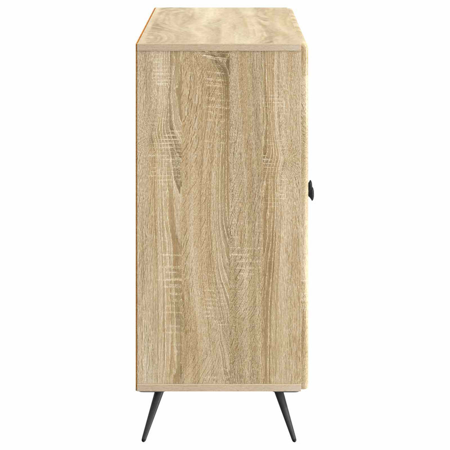 Dressoir Sonoma Eiken 89 x 34,5 x 80 cm Bewerkt hout