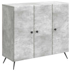 Sideboard Concrete Grey 89 x 34.5 x 80 cm Engineered Wood