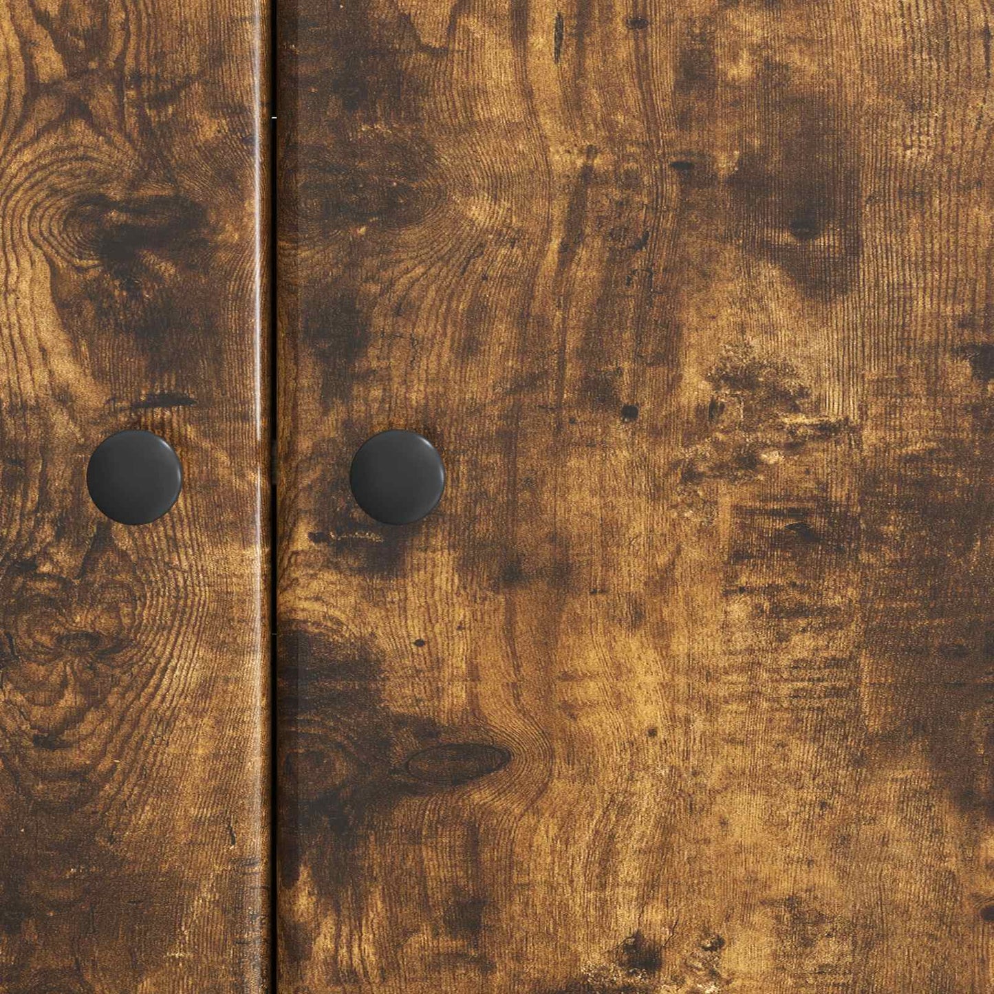 Dressoir Gerookt eiken 89 x 34,5 x 80 cm Bewerkt hout