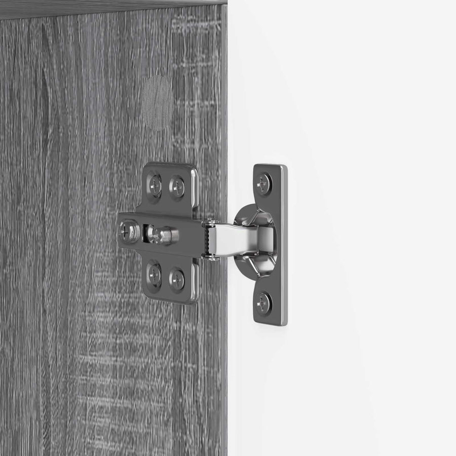 Dressoir Grijs sonoma 89 x 34,5 x 80 cm Bewerkt hout